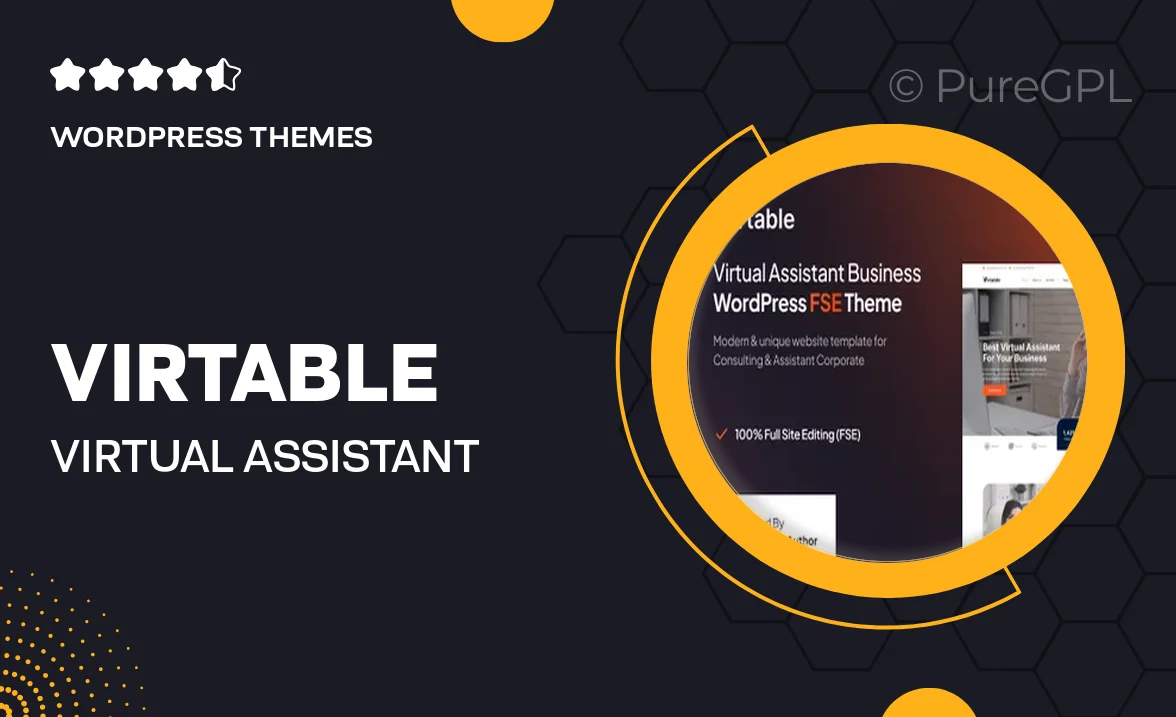 Virtable – Virtual Assistant Business FSE WordPress Theme