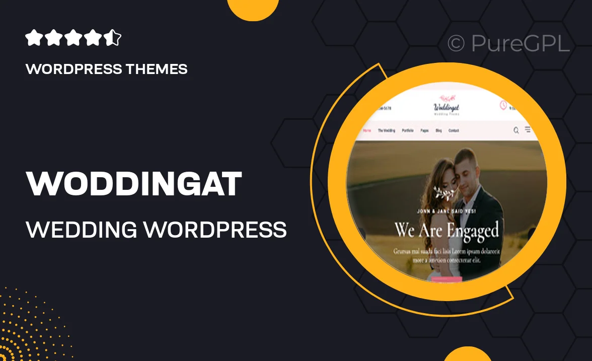Woddingat – Wedding WordPress Theme