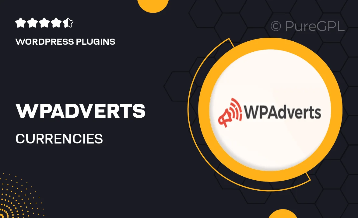 Wpadverts | Currencies