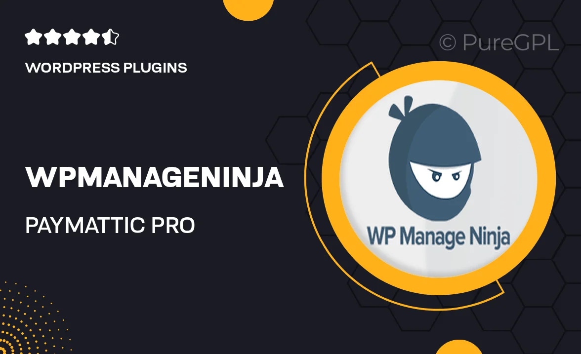 WPManageNinja | Paymattic Pro