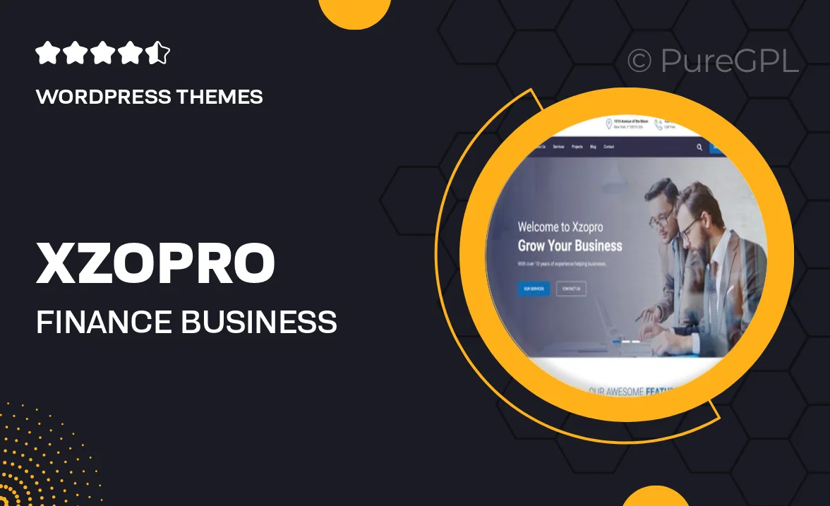 Xzopro – Finance & Business WordPress Theme