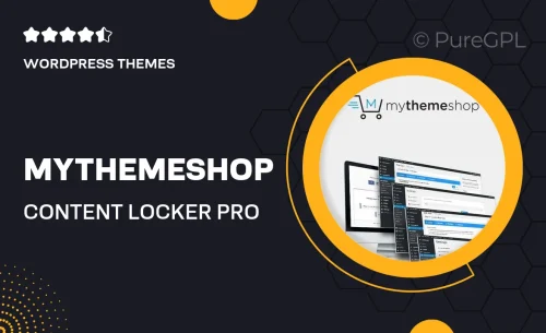 MyThemeShop Content Locker Pro